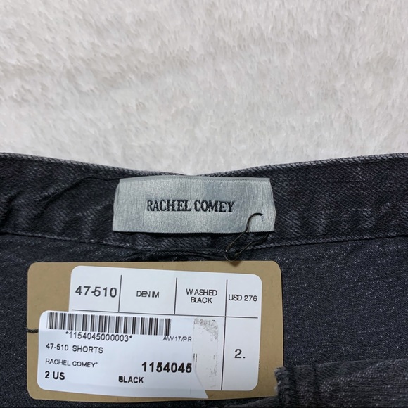 NWT Rachel Comey high-rise raw-edge denim shorts - Picture 6 of 14